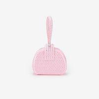 Pink Heart Rhinestone Bag