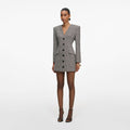 Check Blazer Mini Dress