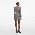Check Blazer Mini Dress