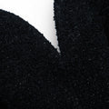 Black Boucle Mini Dress