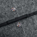 Charcoal Crystal Trim Cardigan