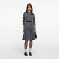 Charcoal Crystal Trim Cardigan