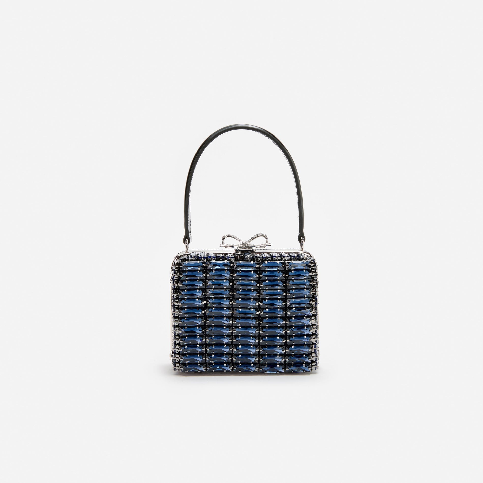 Navy Crystal Mirco Bag