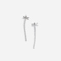 Crystal Bow Droplet Earrings