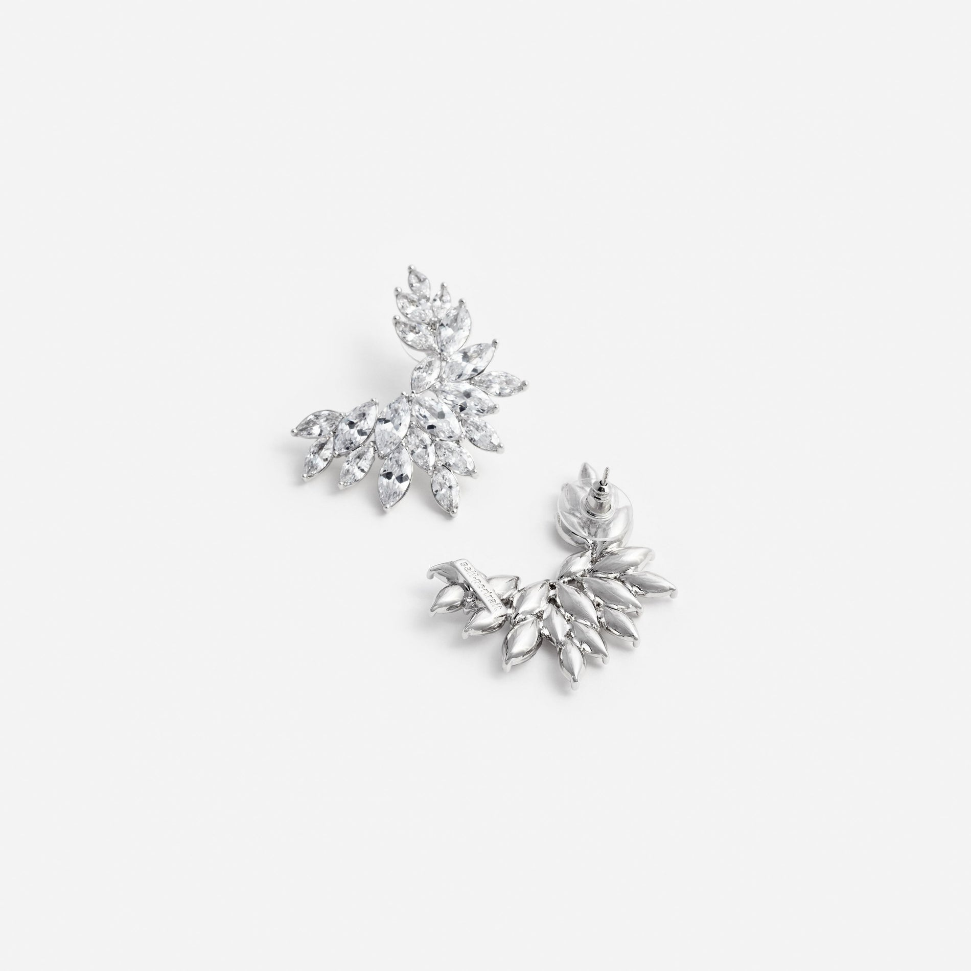 Crystal Cuff Earrings