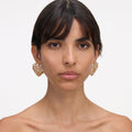 Embellished Heart Earrings