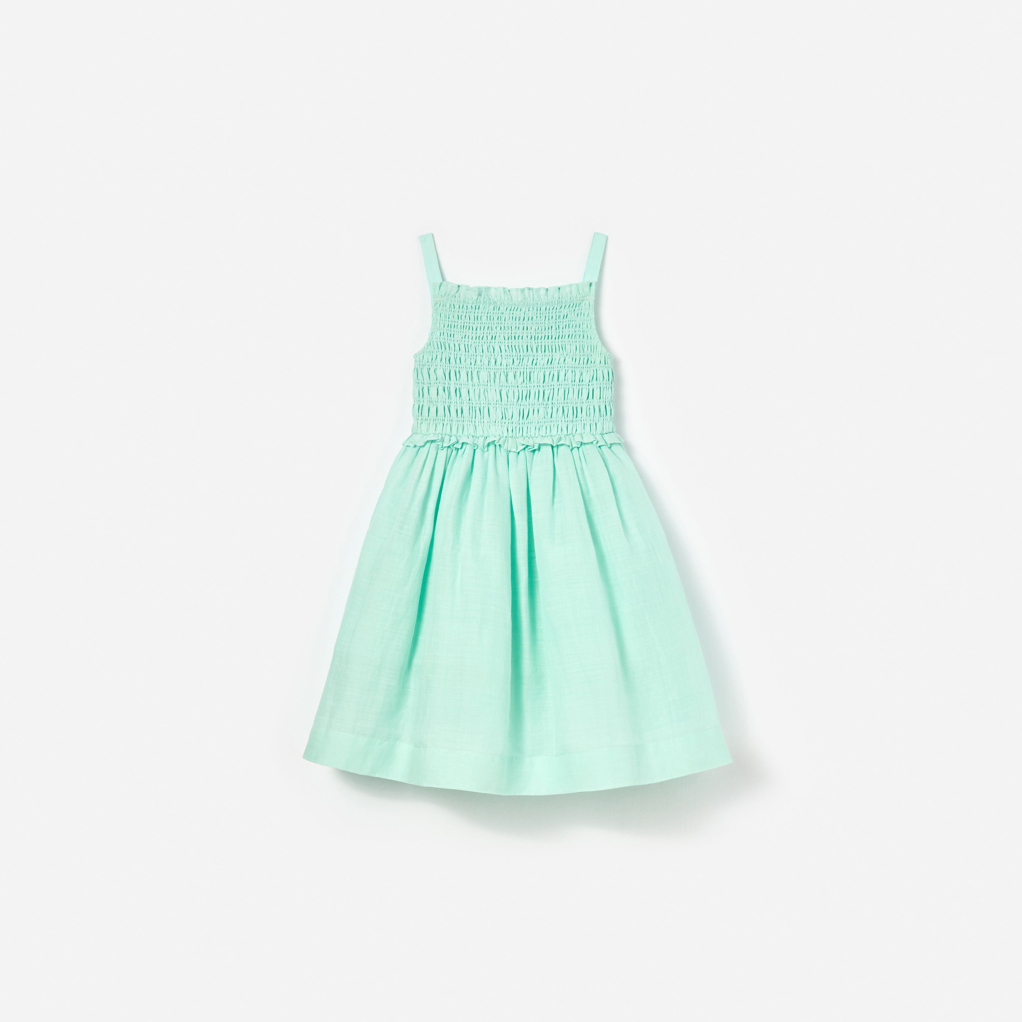 Mint Ramie Dress