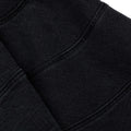 Black Flared Denim Mini Skirt
