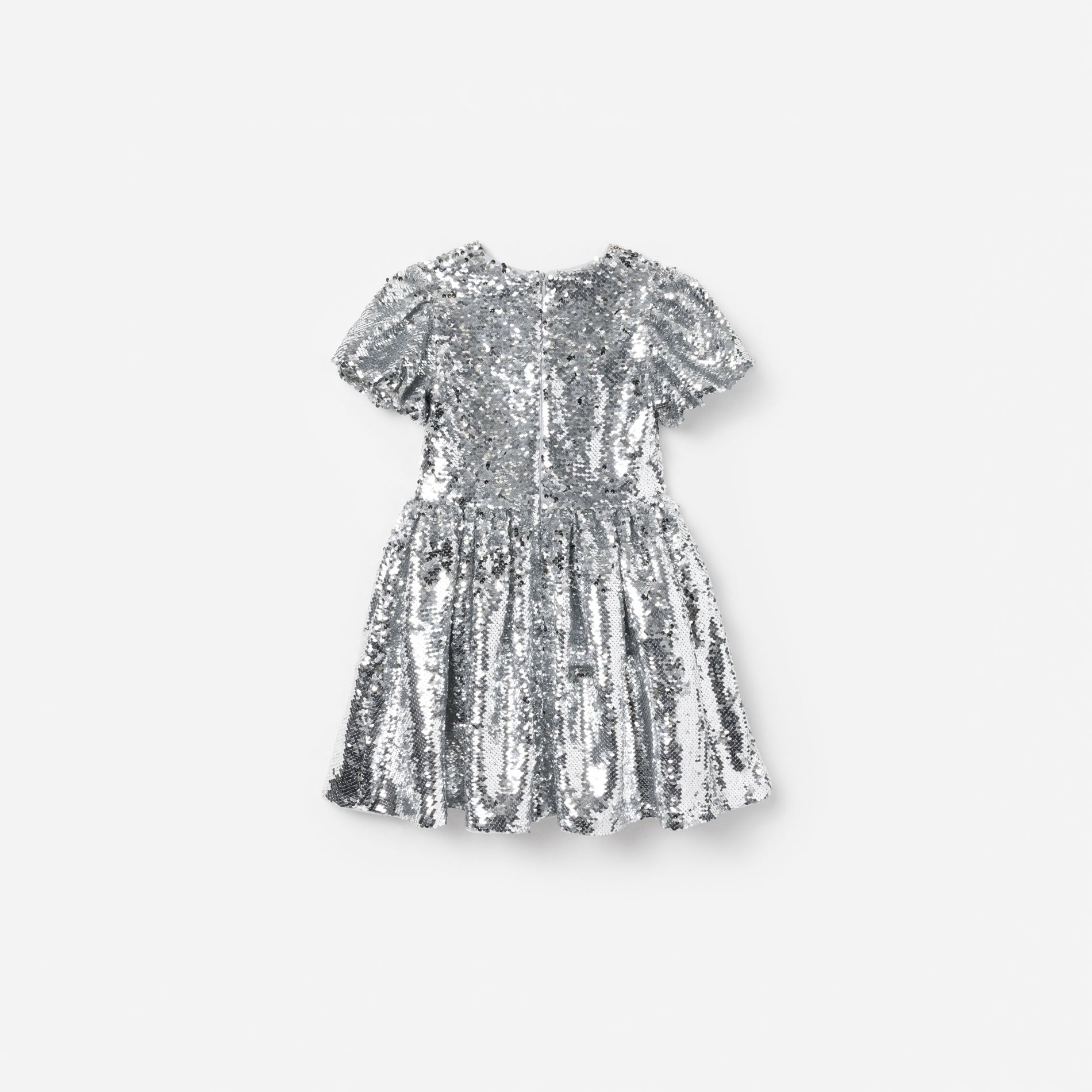 Silver Sequin Dress