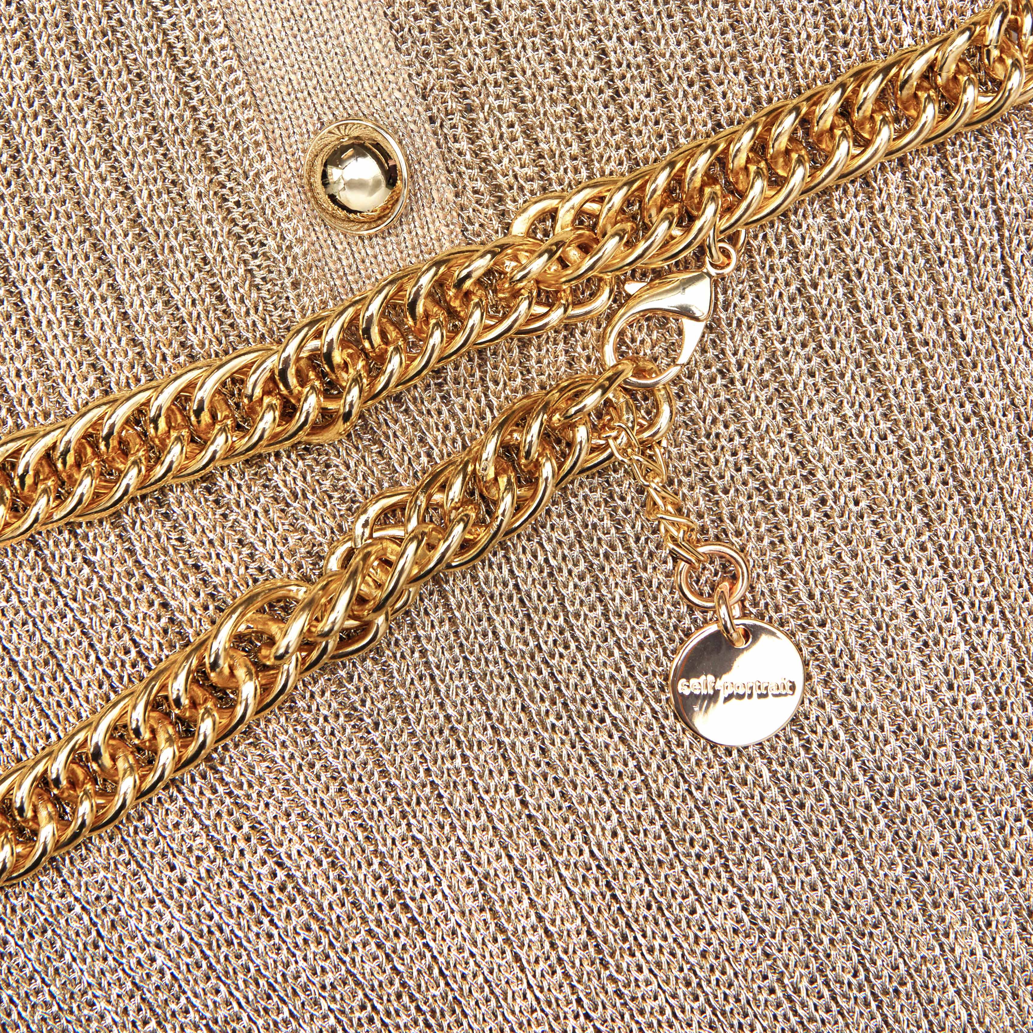 Gold Lurex Ribbed Knit Midi Dress