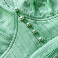 Spearmint Chiffon Midi Dress