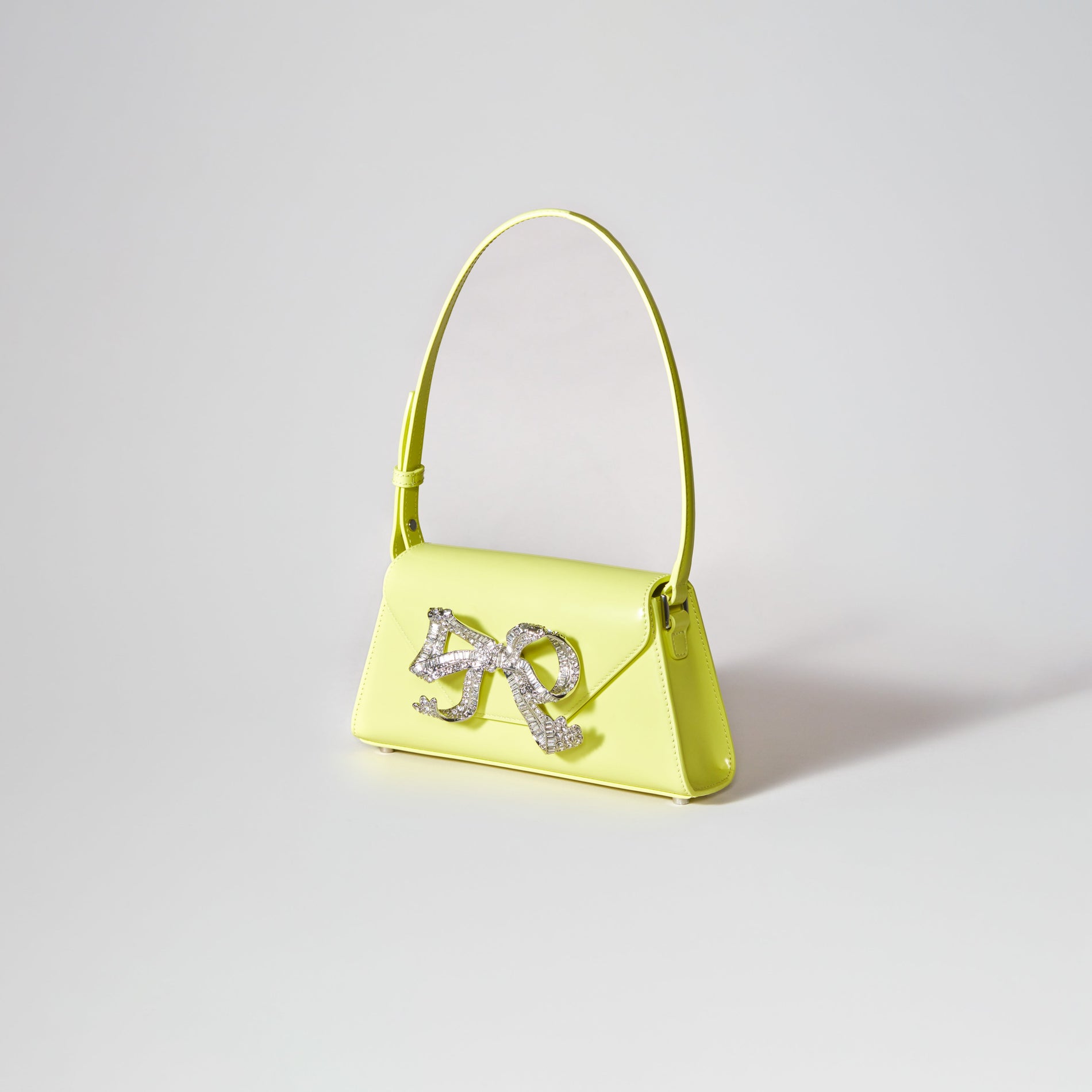 Lime Bow Mini Shoulder Bag
