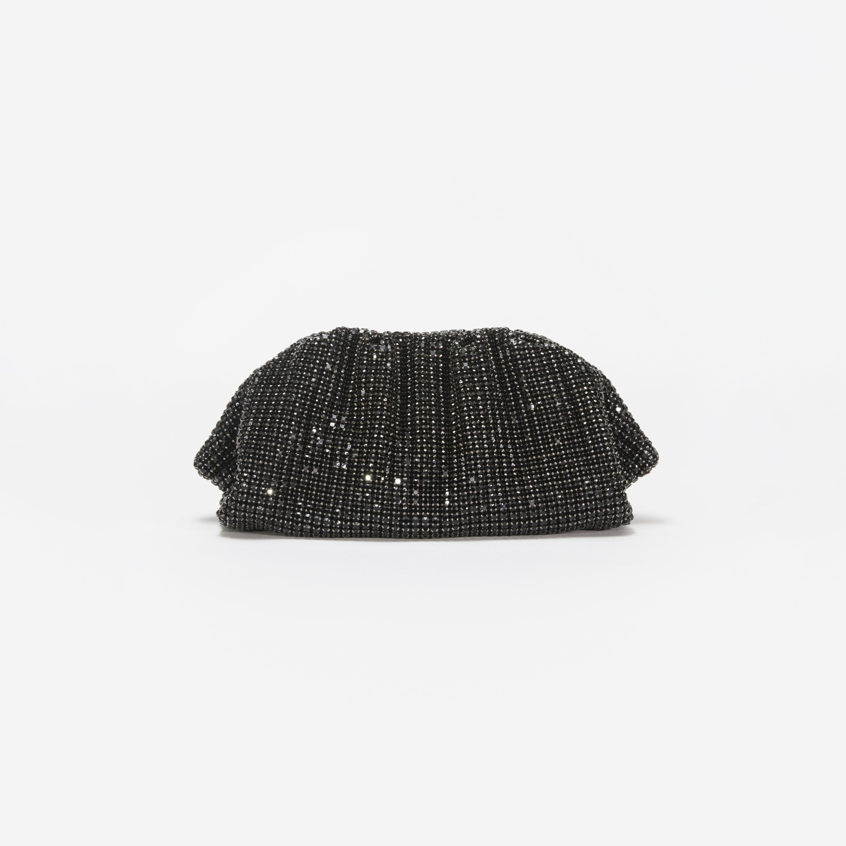 Black Diamante Pouch