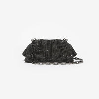 Black Diamante Pouch