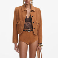 Brown Suede Jacket