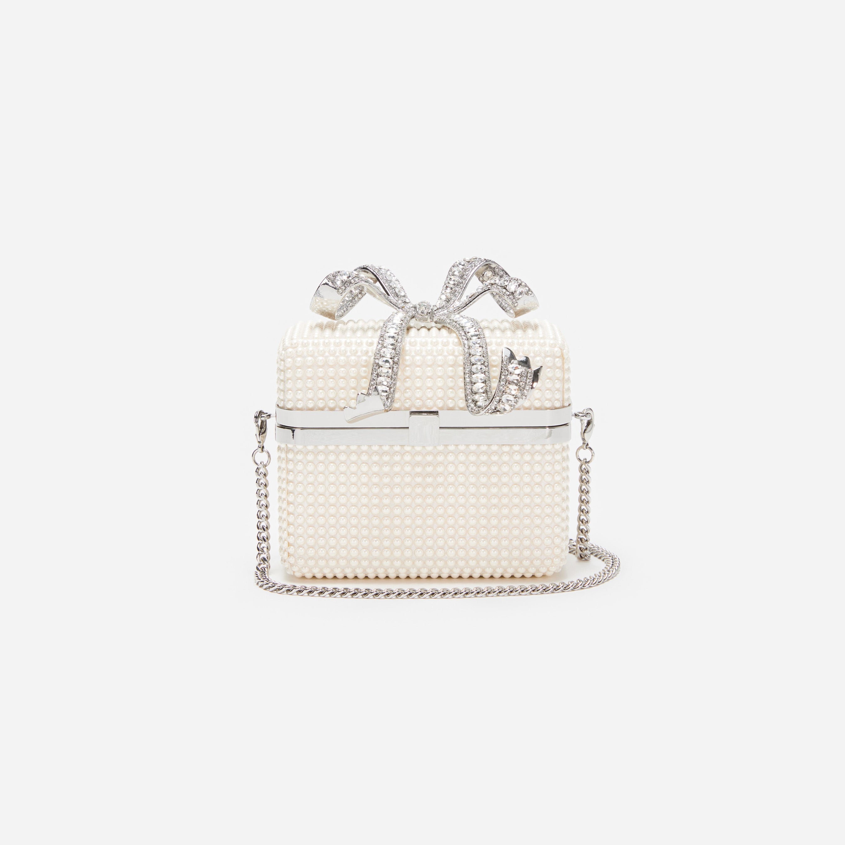 Pearl Embellished Vanity Case