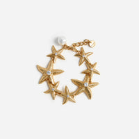 Mottled Gold Sea Star Bracelet