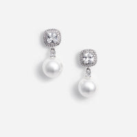 Crystal Pearl Earrings