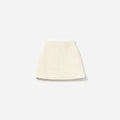 Cream Sequin Knit Skirt