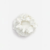 Cream Satin Flower Bag