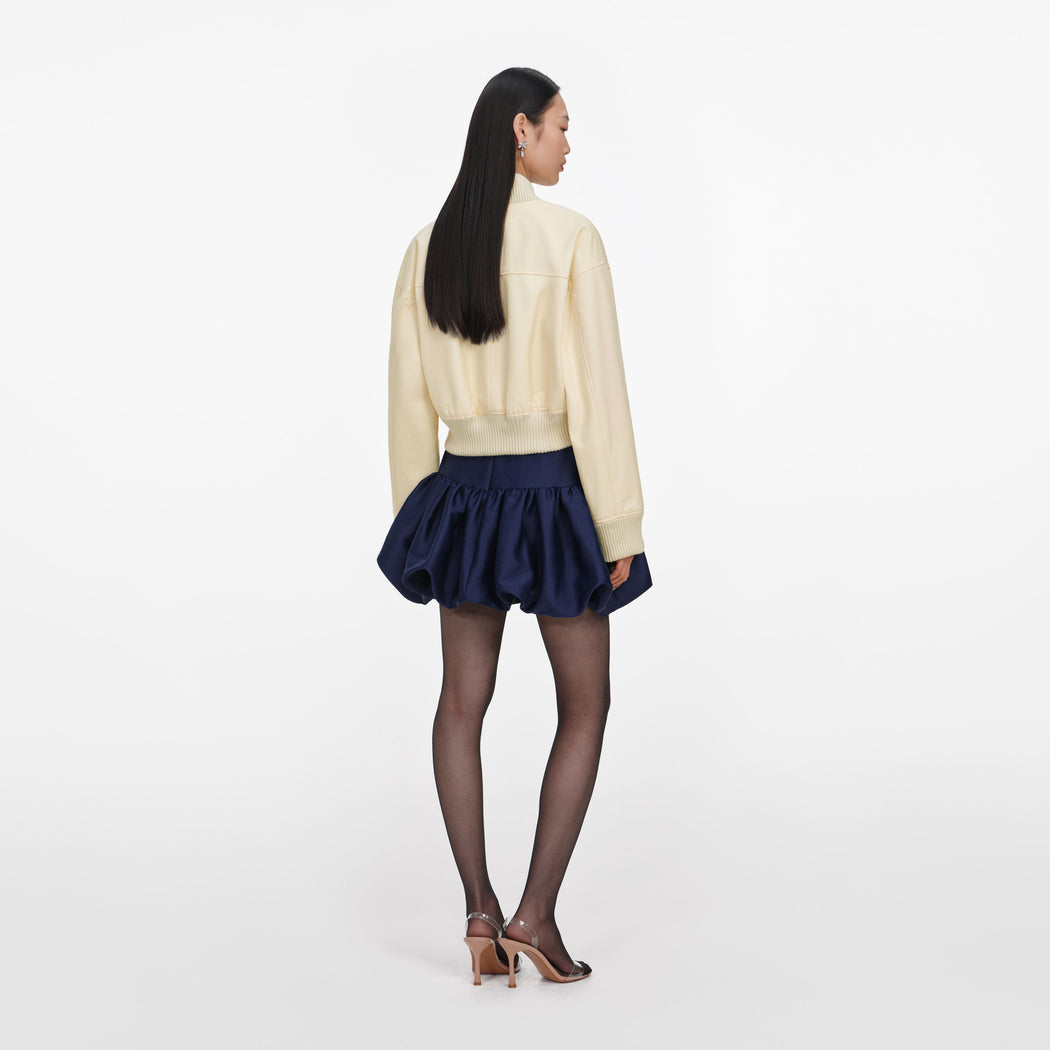 Cream Cotton Canvas Jacket