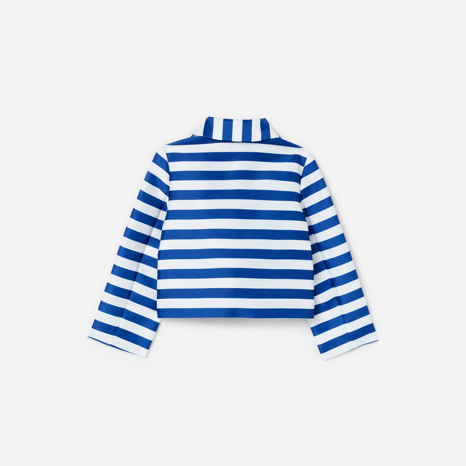 Navy Stripe Cherry Motif Jacket
