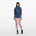 Denim Frill Playsuit
