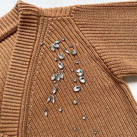 Diamante Embellished Knit Cardigan