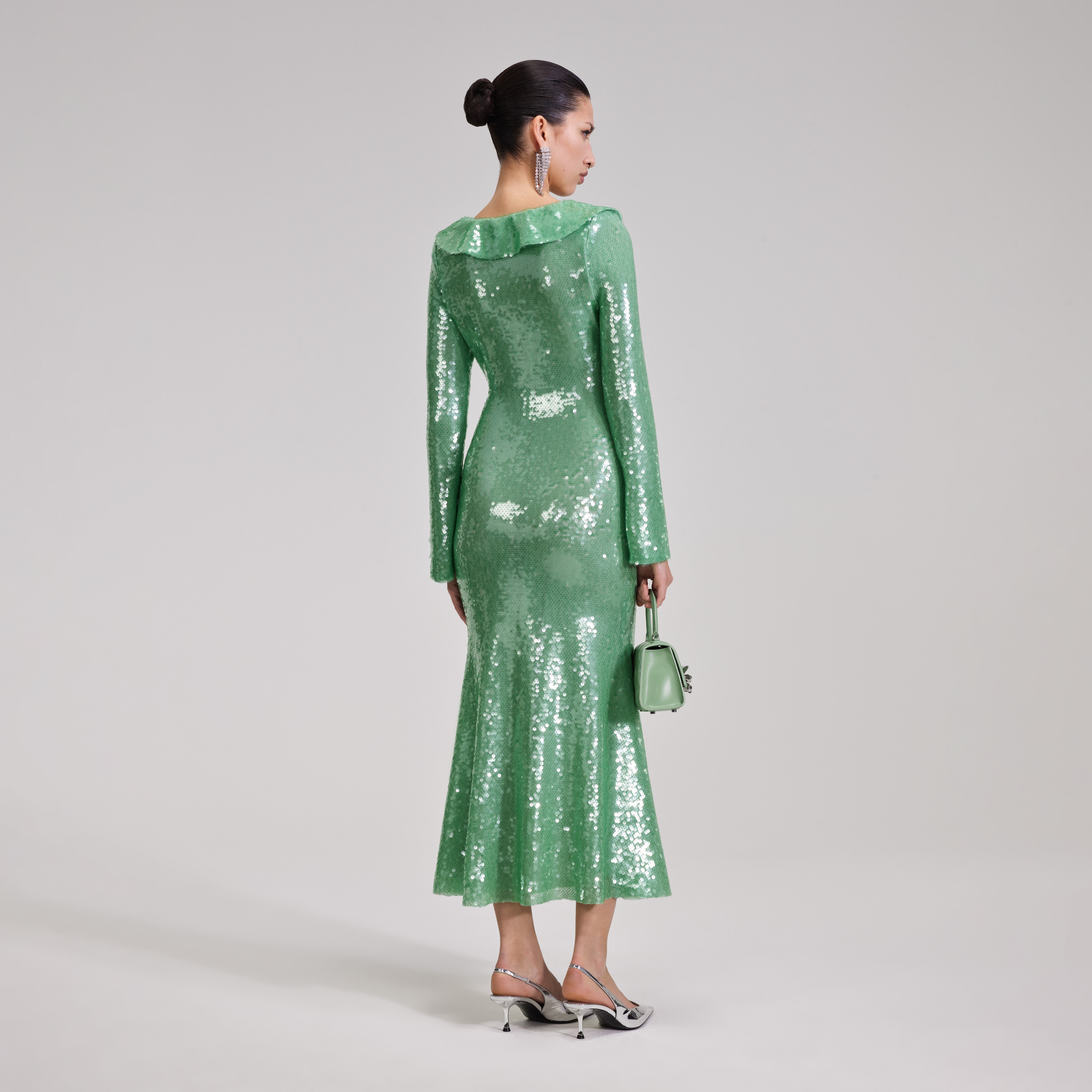 Long Sleeve Wrap Sequin Party Dress | Velvet Sequin Dress Long Sleev - Dresses  Women - Aliexpress